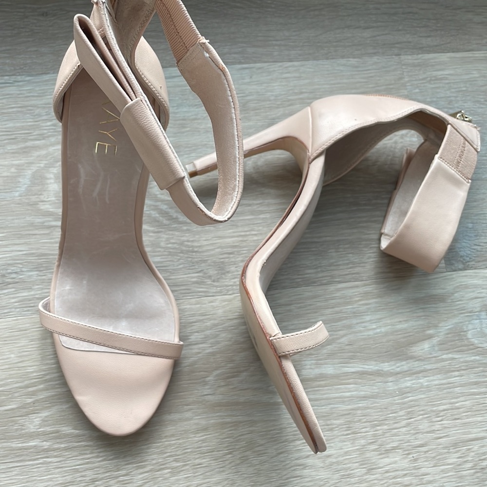RAYE Henley Heel Shoes in Nude size 8 - Picture 3 of 8